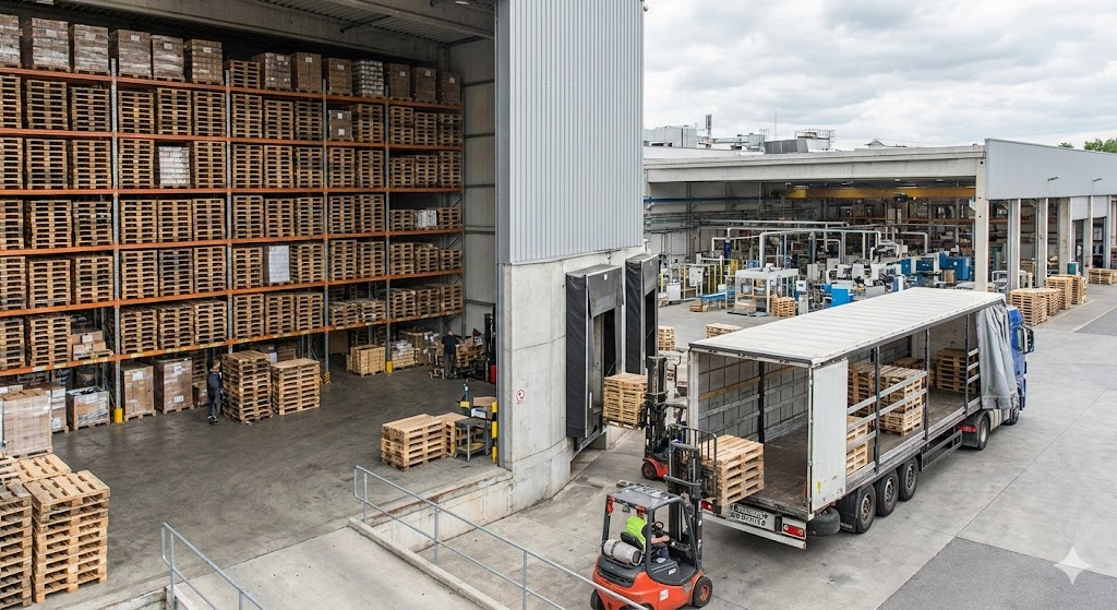 Bul-Les Ltd wooden pallet warehouse