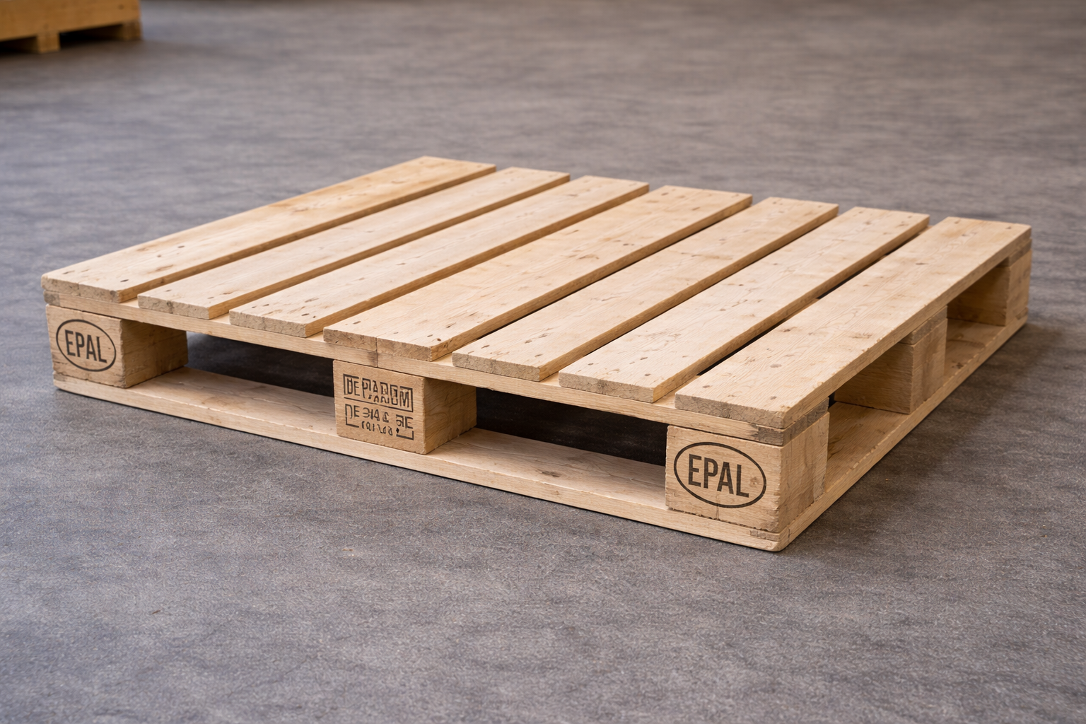 Used EPAL euro pallet grade A — excellent condition