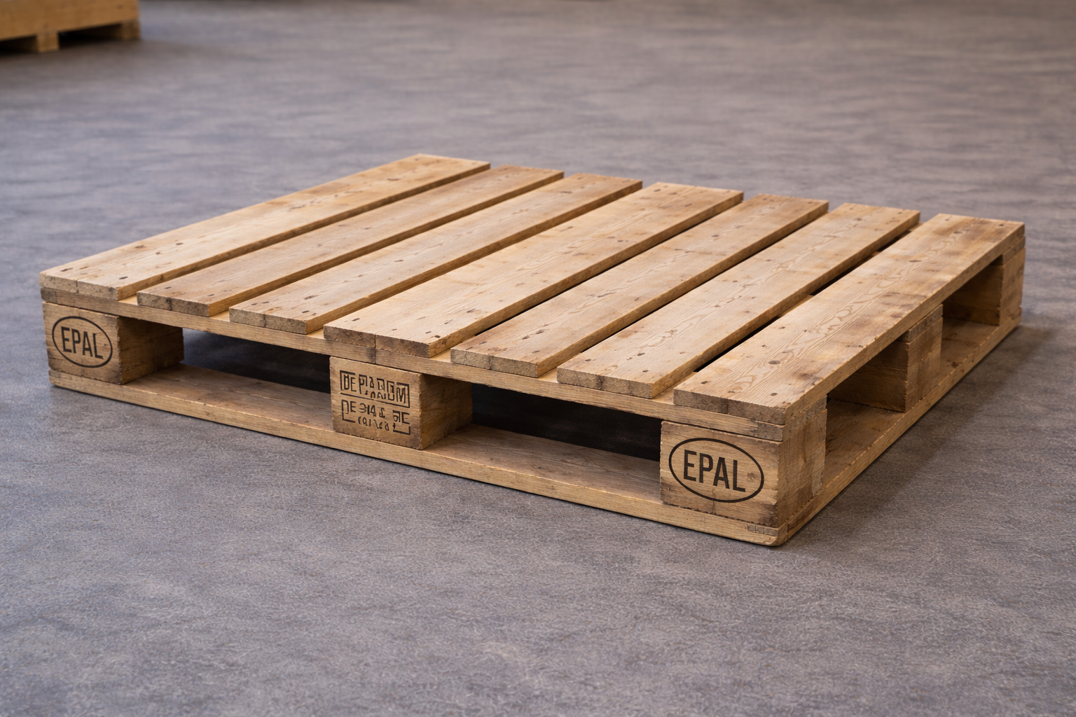 Used EPAL euro pallet grade B — good condition